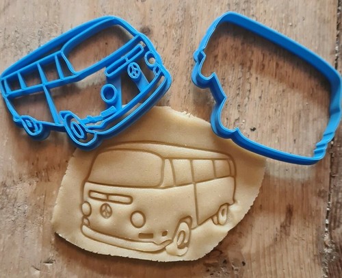 Bay window cookie biscuit - vw,