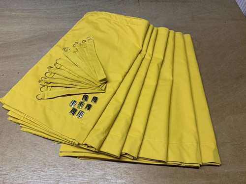 Camper van curtains - curtains, mustard